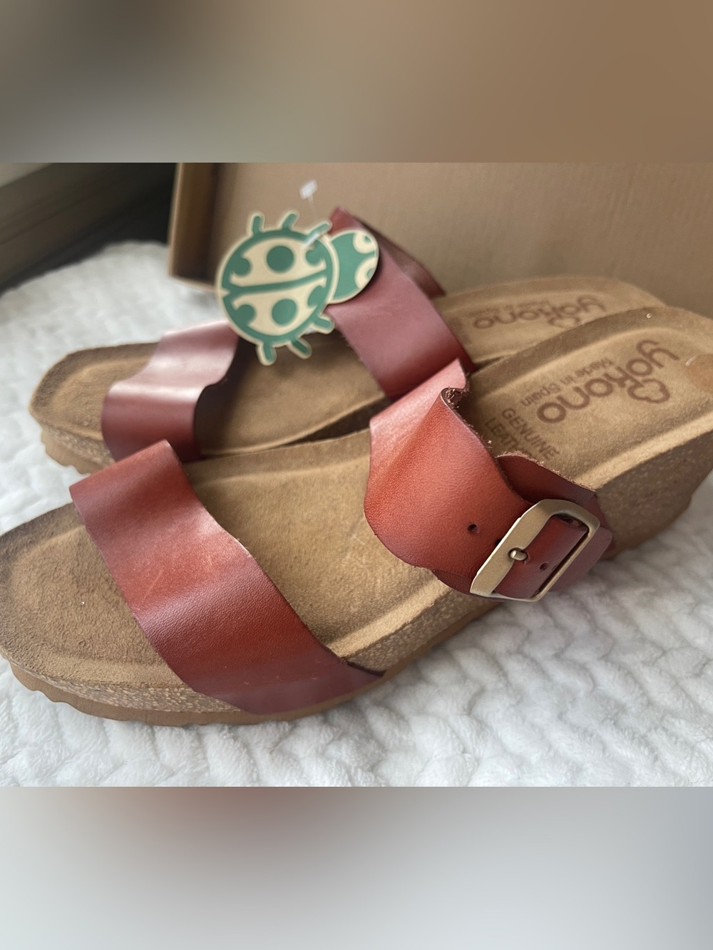 Yokono Sandal Leather Strap Sandal NWT size 9.5